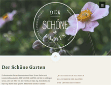 Tablet Screenshot of der-schoene-garten.com